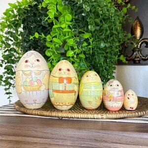 True Vintage Enesco Nesting Bunnies